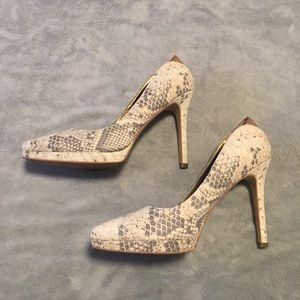 Sam Edelman snakeskin pumps